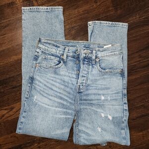 Old Navy Light Blue Distressed Jeans Sky Hi